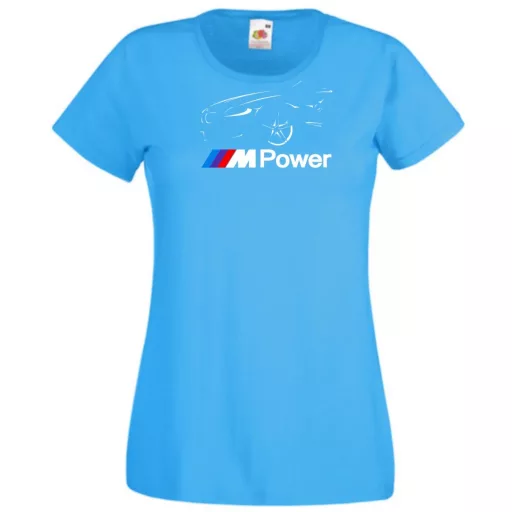 Autó fan contur BMW Motorsport minima női rövid ujjú póló
