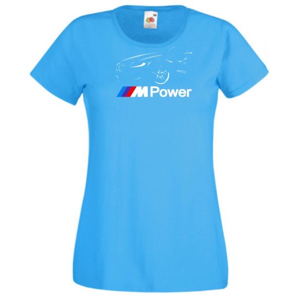 Autó fan contur BMW Motorsport minima női rövid ujjú póló