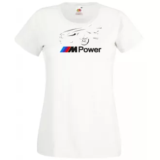   Autó fan contur BMW Motorsport minima női rövid ujjú póló