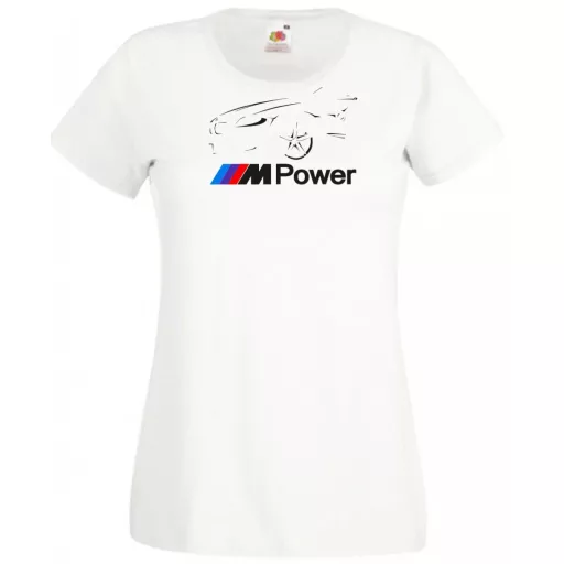Autó fan contur BMW Motorsport minima női rövid ujjú póló