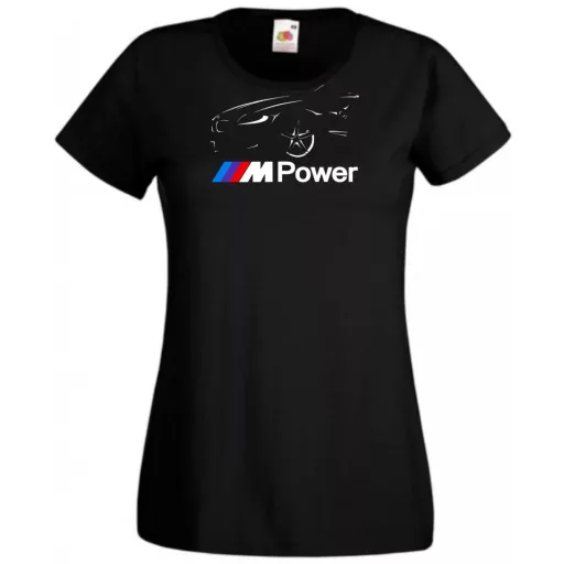 Autó fan contur BMW Motorsport minima női rövid ujjú póló