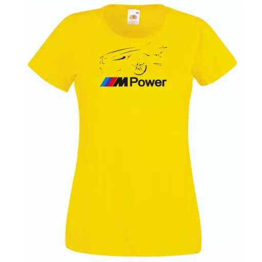Autó fan contur BMW Motorsport minima női rövid ujjú póló