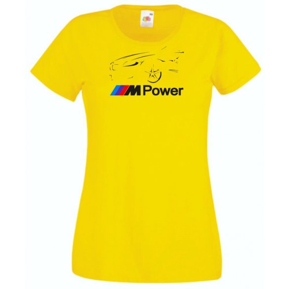 Autó fan contur BMW Motorsport minima női rövid ujjú póló