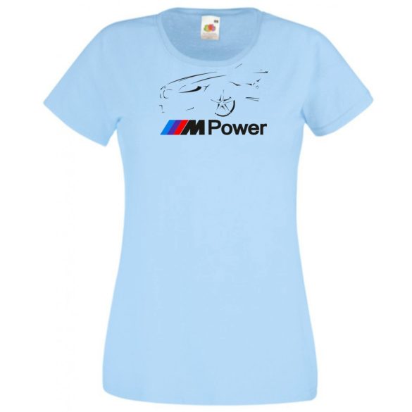 Autó fan contur BMW Motorsport minima női rövid ujjú póló