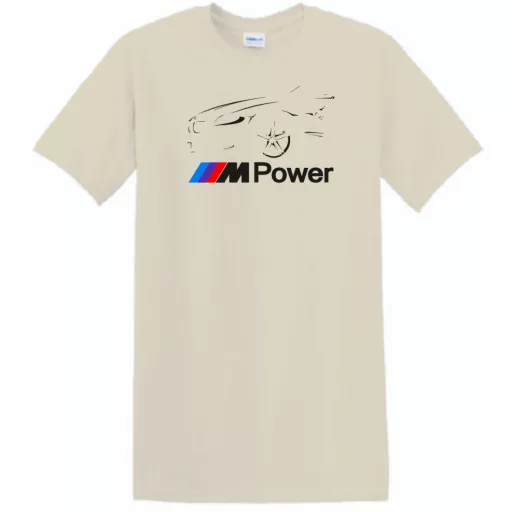 Autó fan contur BMW Motorsport minima férfi rövid ujjú póló