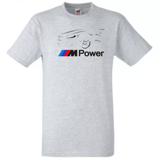 Autó fan contur BMW Motorsport minima férfi rövid ujjú póló