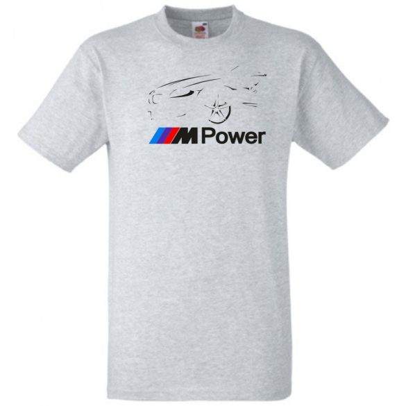 Autó fan contur BMW Motorsport minima férfi rövid ujjú póló