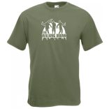 The Walking Drunk férfi rövid ujjú póló