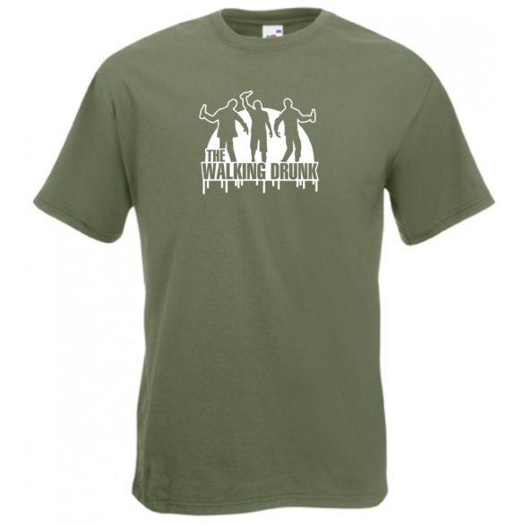 The Walking Drunk férfi rövid ujjú póló