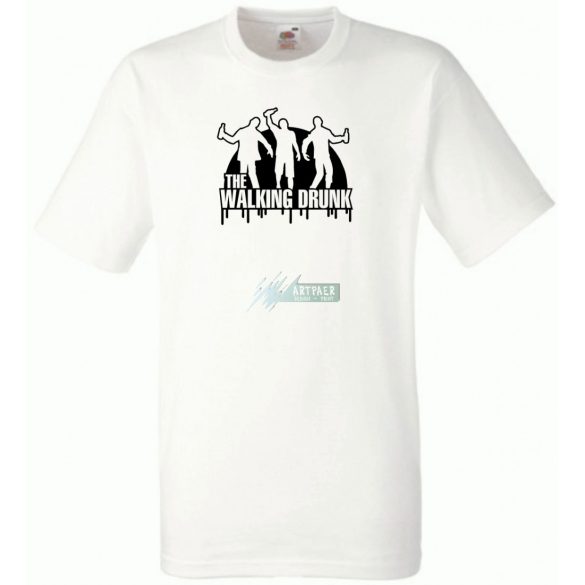 The Walking Drunk férfi rövid ujjú póló