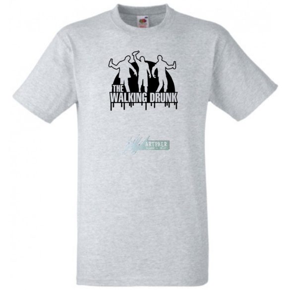 The Walking Drunk férfi rövid ujjú póló