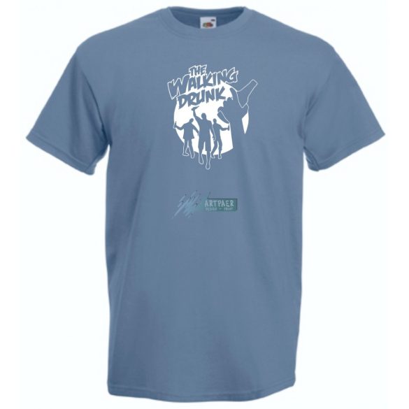 The Walking Drunk férfi rövid ujjú póló