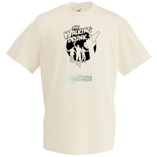 The Walking Drunk férfi rövid ujjú póló