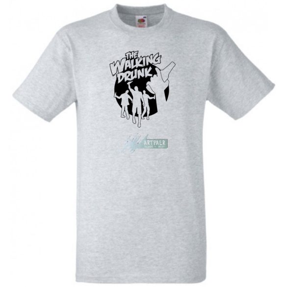 The Walking Drunk férfi rövid ujjú póló