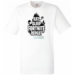   Game minima -B Eat Sleep Fortnite Repeat gyerek rövid ujjú póló