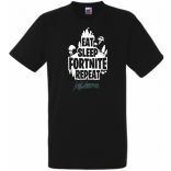 Game minima -B Eat Sleep Fortnite Repeat gyerek rövid ujjú póló