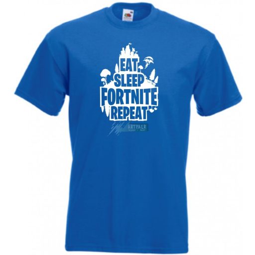 Game minima -B Eat Sleep Fortnite Repeat gyerek rövid ujjú póló