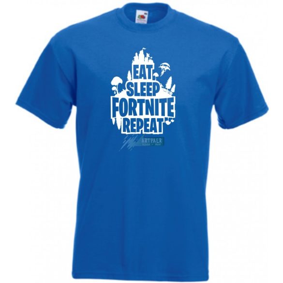 Game minima -B Eat Sleep Fortnite Repeat gyerek rövid ujjú póló