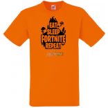 Game minima -B Eat Sleep Fortnite Repeat gyerek rövid ujjú póló