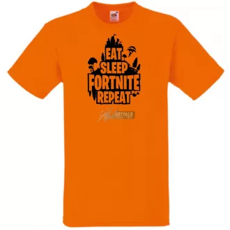   Game minima -B Eat Sleep Fortnite Repeat gyerek rövid ujjú póló