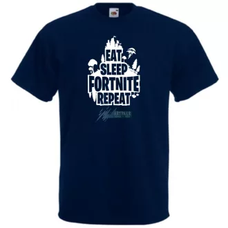   Game minima -B Eat Sleep Fortnite Repeat gyerek rövid ujjú póló
