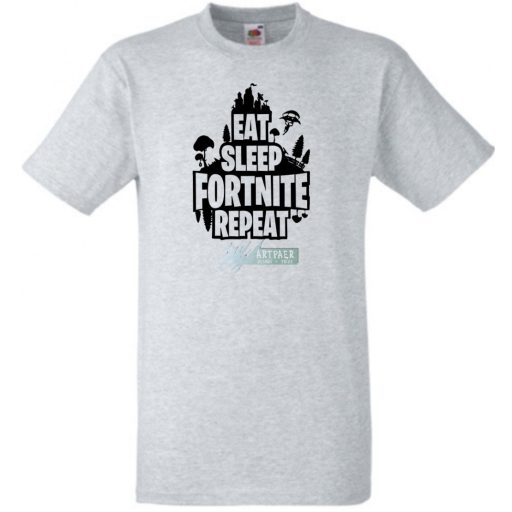 Game minima -B Eat Sleep Fortnite Repeat gyerek rövid ujjú póló