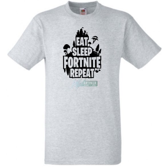 Game minima -B Eat Sleep Fortnite Repeat gyerek rövid ujjú póló