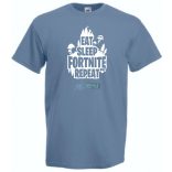 Game minima -B Eat Sleep Fortnite Repeat férfi rövid ujjú póló