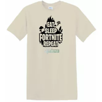   Game minima -B Eat Sleep Fortnite Repeat férfi rövid ujjú póló