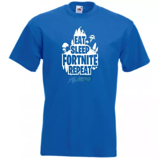 Game minima -B Eat Sleep Fortnite Repeat férfi rövid ujjú póló