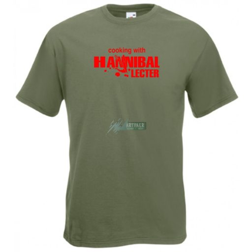 Cooking with Hannibal férfi rövid ujjú póló