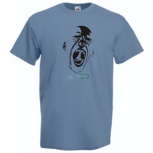 Sikító ember férfi rövid ujjú póló