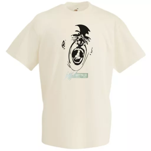 Sikító ember férfi rövid ujjú póló