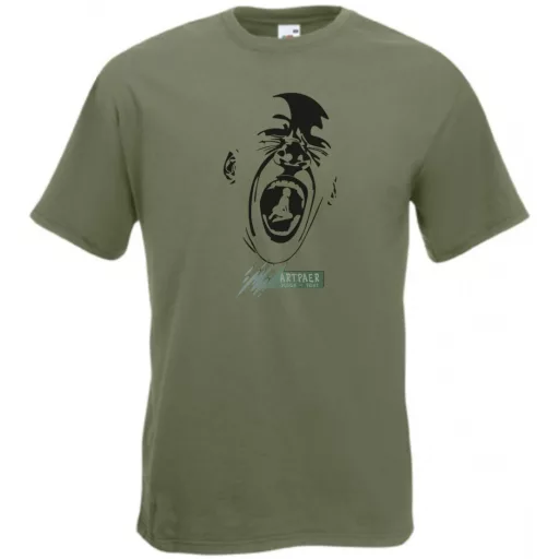 Sikító ember férfi rövid ujjú póló