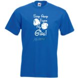 Maradj távol a lányomtól férfi rövid ujjú póló