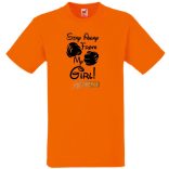 Maradj távol a lányomtól férfi rövid ujjú póló