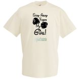 Maradj távol a lányomtól férfi rövid ujjú póló