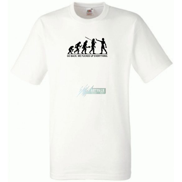 Go Back Evolution férfi rövid ujjú póló