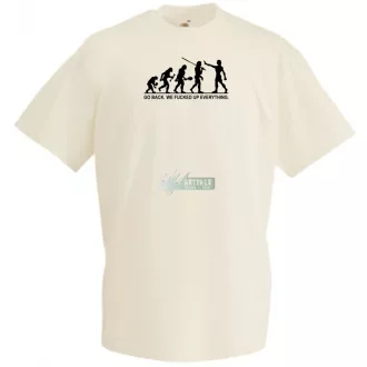 Go Back Evolution férfi rövid ujjú póló