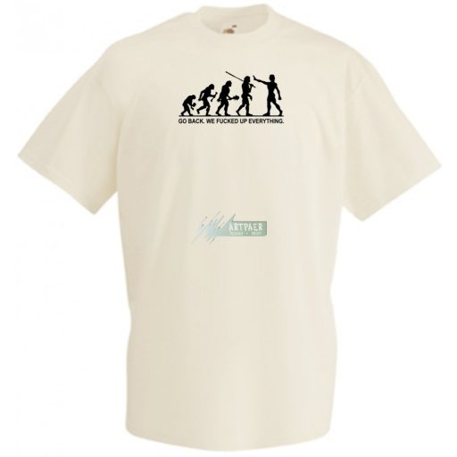 Go Back Evolution férfi rövid ujjú póló