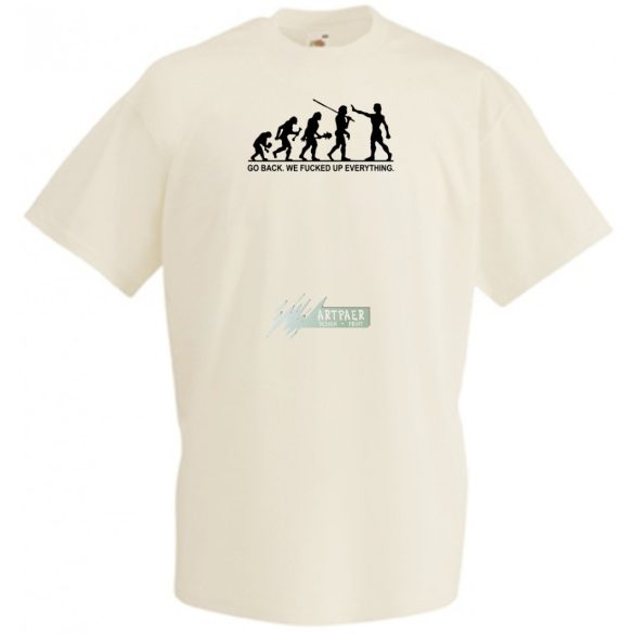 Go Back Evolution férfi rövid ujjú póló