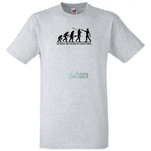 Go Back Evolution férfi rövid ujjú póló