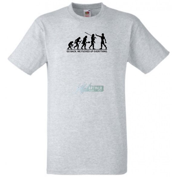 Go Back Evolution férfi rövid ujjú póló