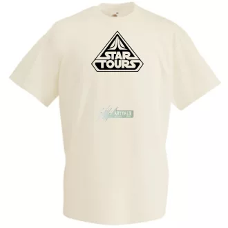Star Tours férfi rövid ujjú póló