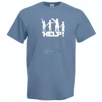 HELP Rebel SW férfi rövid ujjú póló