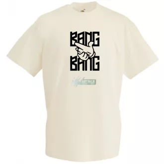 Bang Bang - Piff-Puff férfi rövid ujjú póló