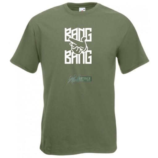 Bang Bang - Piff-Puff férfi rövid ujjú póló