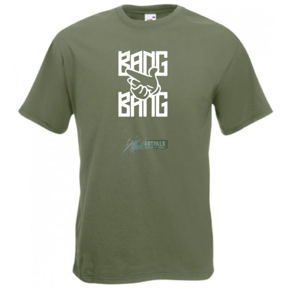 Bang Bang - Piff-Puff férfi rövid ujjú póló