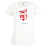 No 1 Mom In The World női rövid ujjú póló