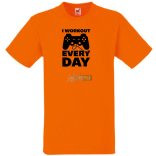 I Workout Ever Day férfi rövid ujjú póló